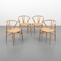 Hans Wegner WISHBONE Chairs, Set of 4 - Sold for $1,625 on 05-06-2017 (Lot 317).jpg